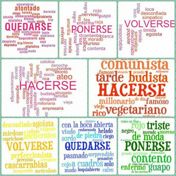 Spanish Verbs of Change: Ponerse, Hacerse, Volverse & More