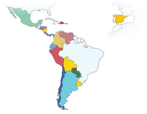 Spanish from Hispanic America and Spanish from Spain